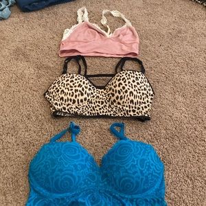 3 Bundle VS PINK Bralettes
